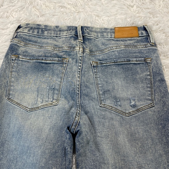 Dear John Light Blue Flare Distressed Jeans JEANNE WOMENS SIZE 29 - Picture 6 of 9
